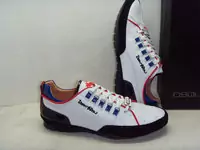 chaussures dsquared hommes new style 2013 cuir fil bleu